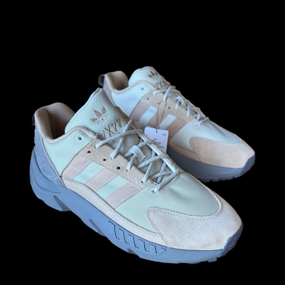 Adidas ZX22  Men's Cream Khaki Grey brown  Sneakers men’s size 11 NWT - Picture 7 of 13